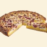 Rabarber och jordgubbskaka